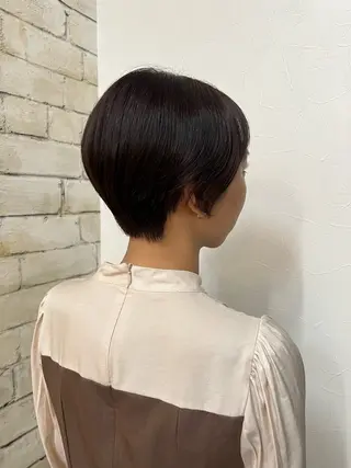 ショート カコ/レイヤーカット ヘアアレンジのヘアスタイル