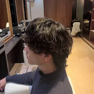 ミディアム パーマ メンズ 韓国メンズヘア特化 ‪☆KOKIのヘアスタイル