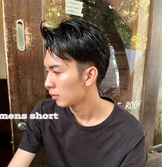 ショート カラー ヘアアレンジ メンズ 二ヶ月綺麗が続く デザイン/星野六三四のヘアスタイル
