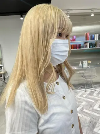 ロング カラー モモ 🍑のマツエク・マツパデザイン