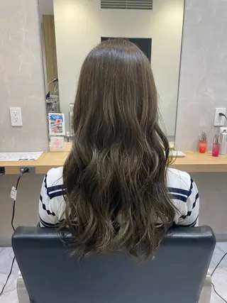 ロング カラー 中国人美容師／透明感 縮毛矯正/ジャックのヘアスタイル