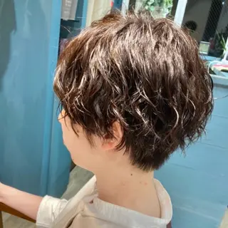ショート パーマ ショート特化✨ 津々美のヘアスタイル