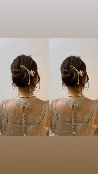 ロング ヘアアレンジ 艶カラー/ ストレート/くるみのヘアスタイル