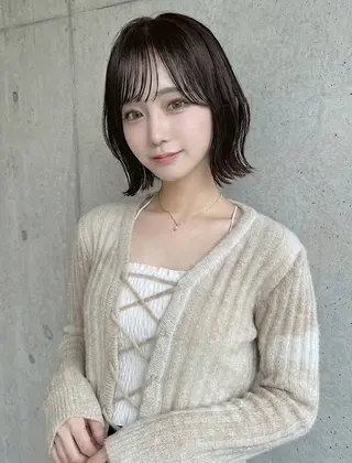 ミディアム piLLon 心斎橋のヘアスタイル