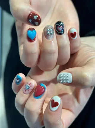 ネイル 🎀韓国レイヤー特化 🎀ベージュ/ミクのヘアスタイル