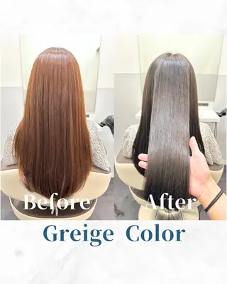 ロング カラー 【酸熱/美髪矯正 /髪質改善】RINのヘアスタイル