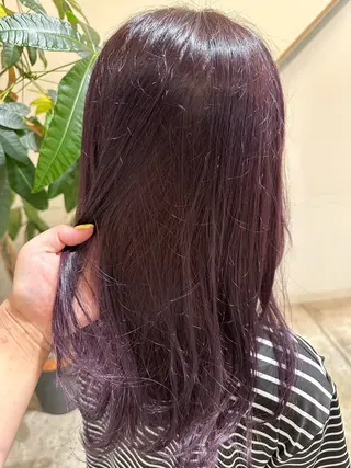 ミディアム カラー 垣内 奈緒のヘアスタイル