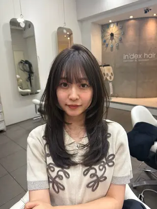 セミロング カラー 🫧TATSUYA/ 錦糸町ʕ•̫͡•のヘアスタイル