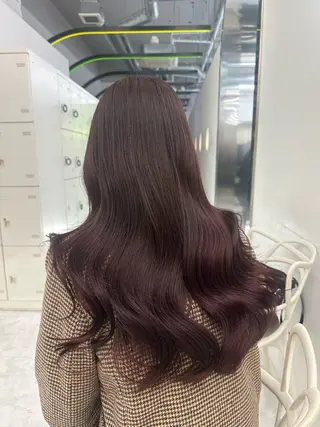 カラー 透ける透明感カラー 🤍anju🎀のヘアスタイル