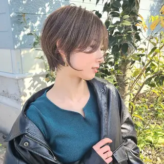 ショート 西田 理沙のヘアスタイル