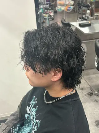 ショート パーマ メンズ お悩み解消✨/ メンズパーマ✨/直樹のヘアスタイル