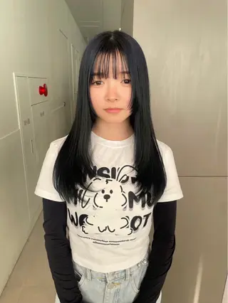 ロング 🍎デザインカラー /カエデ🍎のヘアスタイル