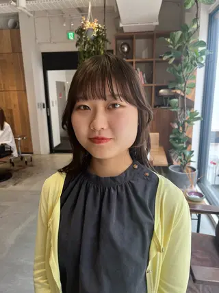 ミディアム Yamamoto Hana/京都美容室のヘアスタイル