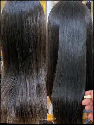 ロング カラー GOLD BLACK所属・究極の艶髪！ 艶神！大矢祥央のヘアスタイル