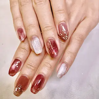 ネイル チップ長さだし Chiaraのネイルデザイン