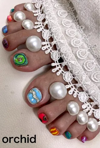 ネイル orchid ♡オーキッドのネイルデザイン