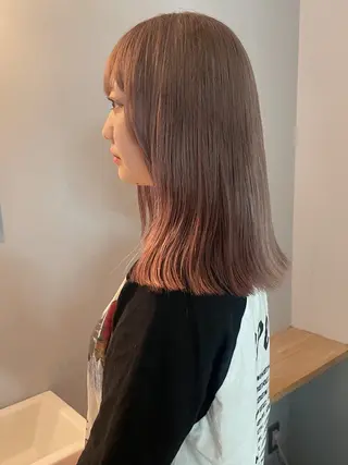 セミロング ボブカットモデル/パ ーマ/harunaのヘアスタイル