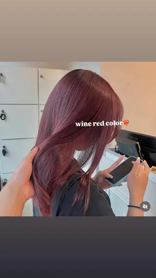 セミロング カラー ブリーチなしダブル カラー/なぎ🦖ᩚのヘアスタイル