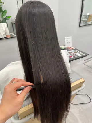 ロング joule 藤原沙綾のヘアスタイル