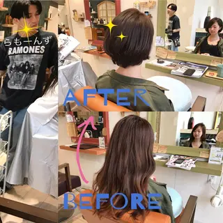 ショート カラー メンズ指名多数!! SiLO 田島のヘアスタイル