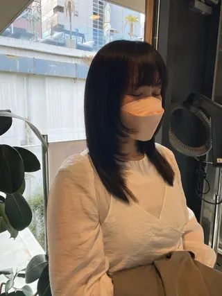 ミディアム MIYUU OTANIのヘアスタイル