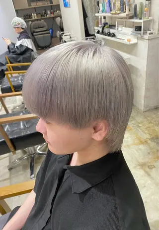 カラー メンズ 🌴パーマオタク🌴 長谷川　諒佑🌈のヘアスタイル