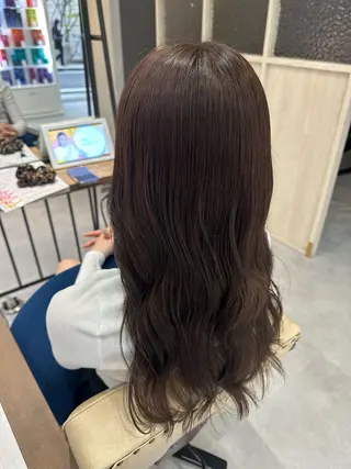 ロング カラー 髪質改善AUSTIN登戸所属・ICHIKA/暖色 カラー / Wカラーのヘアスタイル
