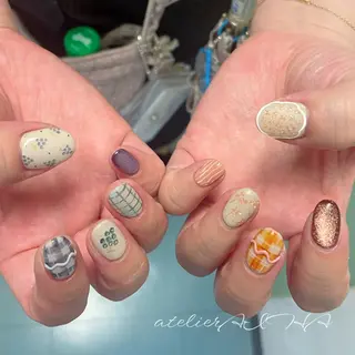 ネイル アトリエAIHA所属・アトリエAIHA★ フィルイン推奨サロンのネイルデザイン