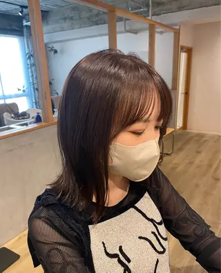 ミディアム カラー ai ㅤのヘアスタイル