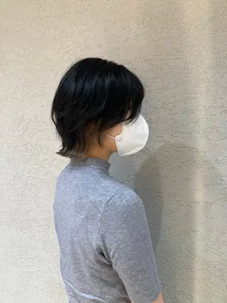 ショート 🩵縮毛矯正・ボブ 岩原朋也🩵のヘアスタイル