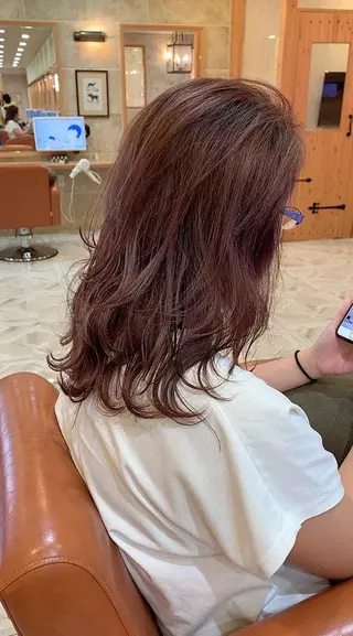 セミロング 《Zina札幌大通》 Hinano🐻のヘアスタイル