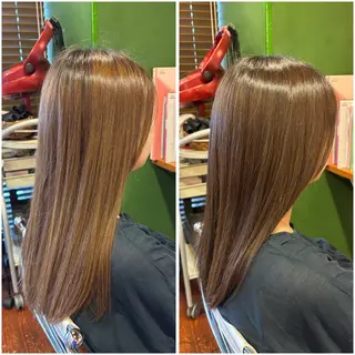 セミロング カラー peal ark いろはのヘアスタイル