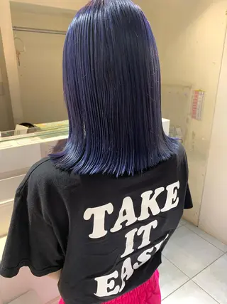 ミディアム 田中 未澪のヘアスタイル