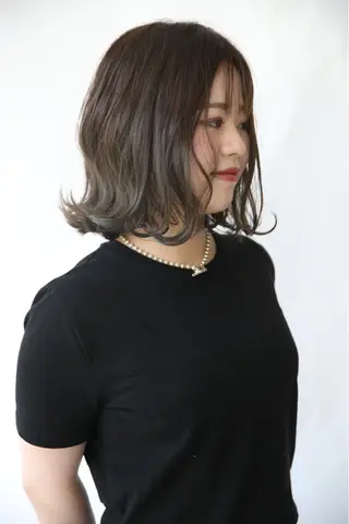 ミディアム ROSSO hair &spa所属・ROSSO 大橋店 /大野　凜のヘアスタイル