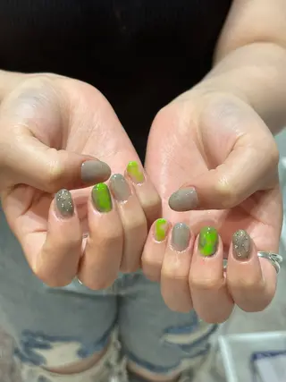 ネイル 0203ムニムサン 💙Honokaのネイルデザイン