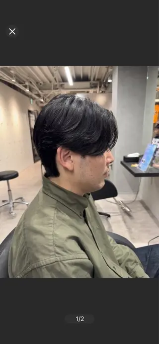 メンズ 縮毛矯正/髪質改善 板倉高史郎のヘアスタイル