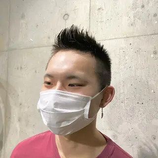 メンズ メンズブリーチカラー /パーマ ごーた立川のヘアスタイル