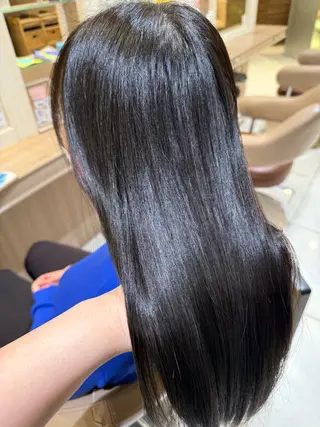 セミロング カラー パーマ 韓国ヘアメイク🎀/ 縮毛矯正✨山本媛香のヘアスタイル