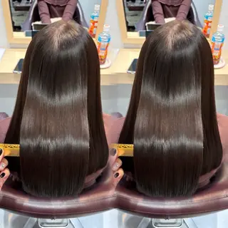 セミロング カラー 透明感/チョコカラー 💍TAMA💍のヘアスタイル