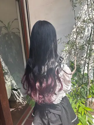 ロング カラー 大宮/カラーマスター ムラ修正🥀森山陽向のヘアスタイル