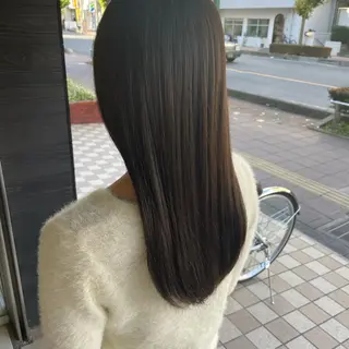 セミロング ふるはし みなのヘアスタイル