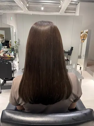 セミロング ulan所属・髪質改善/艶カラー✨ /杉田のヘアスタイル