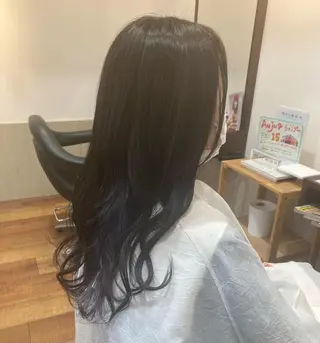 セミロング MOLLASALON 浅香山店所属・髪質改善カラー 縮毛矯正🤍辻桃加のヘアスタイル