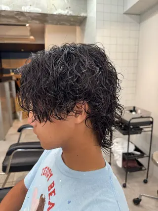 パーマ メンズ 大宮メンズ特化/パー マ職人/小川藍人のヘアスタイル