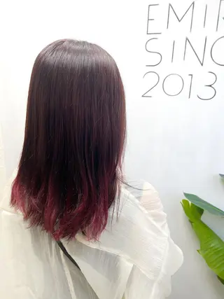 ロング カラー 🦋.*˚オタク美容 師アキバノノカ🦋のヘアスタイル