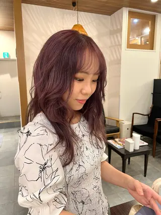 ロング カラー 岸田 佳祐のヘアスタイル