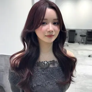 ロング カラー GO TODAY 原宿Verno店所属・韓国系支持率No.1 レイヤー特化/きょうのヘアスタイル