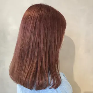 ミディアム 🤍髪質改善➕透明感 カラー🤍川上葵のヘアスタイル
