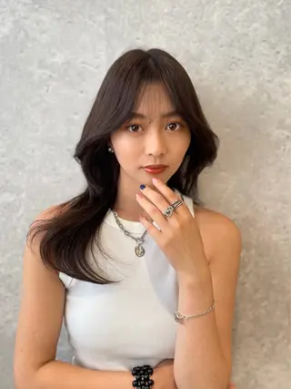 セミロング 映える顔まわり/前髪 特化 💗 ユキマのヘアスタイル