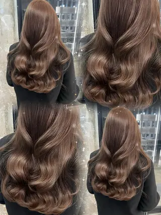 ロング カラー 髙木 由支奈のヘアスタイル